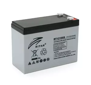 Акумуляторна батарея AGM RITAR RT12100S, Gray Case, 12V 10.0Ah ( 151 х 98 х 95 (101 ) ) Q8 Акумуляторна батарея AGM RITAR RT12100S, Gray Case, 12V 10.0Ah ( 151 х 98 х 95 (101 ) ) Q8