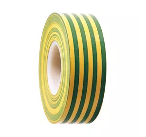 Ізолента CHNT 0,16 мм*18 мм*10 м (жовто-зелена), 600v, temp: -5°С/+ 80°С, 10 шт. в уп. ціна за упак.