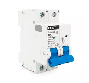 Автоматичний вимикач постійного струму CHNT CB-63DC 2P 63A, DC500V, 6kA, DIN, 86*36*49.5mm Автоматичний вимикач постійного струму CHNT CB-63DC 2P 63A, DC500V, 6kA, DIN, 86*36*49.5mm