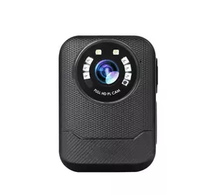 Нагрудний відеореєстратор X8, кут огляду 140 °, Дисплей 2 ", SD карта, Відео-3Мп, Фото-40Мп, акб 2600 мАг, 76х56х27мм