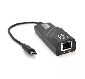 Конвертер Type-C-Rj-45 Gigabit, Black, Blister Конвертер Type-C-Rj-45 Gigabit, Black, Blister