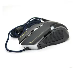 Миша дротова Apedra A9, 6 кнопок, 800/1200/2400/3200 DPI, Led Lighting, 1,3 м, Win7 / 8/10 Mac OS, Black, COLOR BOX Миша дротова Apedra A9, 6 кнопок, 800/1200/2400/3200 DPI, Led Lighting, 1,3 м, Win7 / 8/10 Mac OS, Black, COLOR BOX