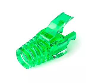 Ковпачок ізолюючий PiPo RJ-45 Cat.5/Cat.6 (100 шт/уп.), Transparent-green Ковпачок ізолюючий PiPo RJ-45 Cat.5/Cat.6 (100 шт/уп.), Transparent-green