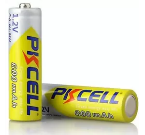 Акумулятор PKCELL 1.2V AA 600mAh NiMH Rechargeable Battery, 2 штуки у блістері ціна за блістер, Q Акумулятор PKCELL 1.2V AA 600mAh NiMH Rechargeable Battery, 2 штуки у блістері ціна за блістер, Q