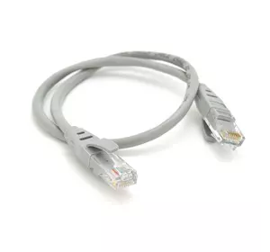 Патч-корд литий VEGGIEG, CCA, UTP, RJ45, Cat.5e, 1m, сірий Патч-корд литий VEGGIEG, CCA, UTP, RJ45, Cat.5e, 1m, сірий