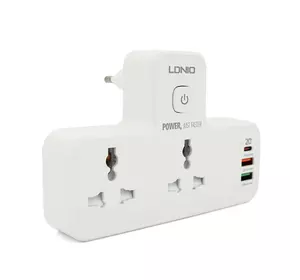 Мережевий фільтр LDNIO SE2311, 4 Розетки + 4 USB, 2 м, перетин 3х0, 75мм, White, Box Мережевий фільтр LDNIO SE2311, 4 Розетки + 4 USB, 2 м, перетин 3х0, 75мм, White, Box