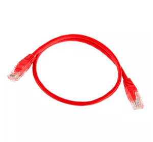 Патч-корд литий RITAR, UTP, RJ45, Cat.5e, 0,3m, червоний, Cu (мідь) Патч-корд литий RITAR, UTP, RJ45, Cat.5e, 0,3m, червоний, Cu (мідь)