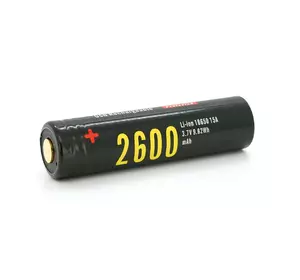 Акумулятор Li-Ion Soshine 18650 18650USB-3.7-2600, microUSB, 2600mAh, 2.5A, 4.2/3.6/2.75V, Black Акумулятор Li-Ion Soshine 18650 18650USB-3.7-2600, microUSB, 2600mAh, 2.5A, 4.2/3.6/2.75V, Black