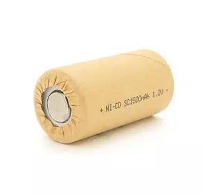Акумуляторна батарея для шуруповерта YT-1500, Ni-Cd SC1500mAh, 1.2V, 10C, 23x43 mm Акумуляторна батарея для шуруповерта YT-1500, Ni-Cd SC1500mAh, 1.2V, 10C, 23x43 mm