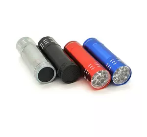 Ліхтарик ручний 3A-9LED, 2 режими, живлення 3*AAA (немає в комплекті), 80х22х22, Blister