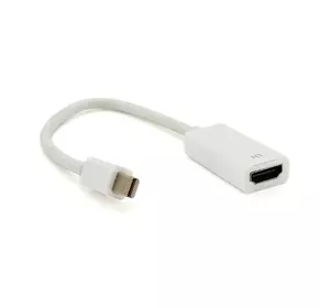 Конвертер mini Display Port (тато) на HDMI(мама) 10cm, White, 4K/2K, Пакет Конвертер mini Display Port (тато) на HDMI(мама) 10cm, White, 4K/2K, Пакет