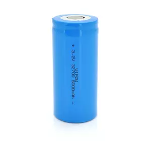 Літій-залізо-фосфатний акумулятор 32700 Lifepo4 Vipow IFR32700 FlatTop, 6000mAh, 3.2V, Blue Q50/500 Літій-залізо-фосфатний акумулятор 32700 Lifepo4 Vipow IFR32700 FlatTop, 6000mAh, 3.2V, Blue Q50/500