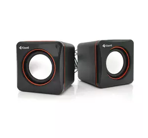 Колонки 2.0  Kisonli V400 для ПК і ноутбука, USB + 3.5mm, 2x1,5W, 20Hz- 20KHz, Black, BOX, Q80 Колонки 2.0  Kisonli V400 для ПК і ноутбука, USB + 3.5mm, 2x1,5W, 20Hz- 20KHz, Black, BOX, Q80