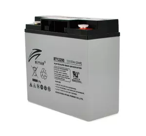 Акумуляторна батарея AGM RITAR RT12200, Gray Case, 12V 20.0Ah ( 181 х 77 х 167 ) Q4 Акумуляторна батарея AGM RITAR RT12200, Gray Case, 12V 20.0Ah ( 181 х 77 х 167 ) Q4