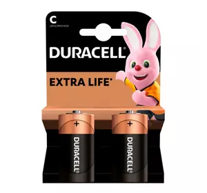 Батарейка DURACELL С/LR14/MN1400 KPN, 2шт у блістері, ціна за блістер Батарейка DURACELL С/LR14/MN1400 KPN, 2шт у блістері, ціна за блістер