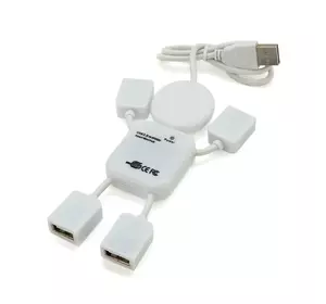 Хаб USB 2.0 4 порти (чоловік), OEM Q250