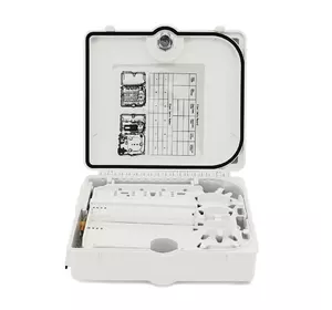 PON-box Merlion ML-OP-S222-SC 12-канальний, SC Simplex adapter, матеріал ABS, IP65 PON-box Merlion ML-OP-S222-SC 12-канальний, SC Simplex adapter, матеріал ABS, IP65