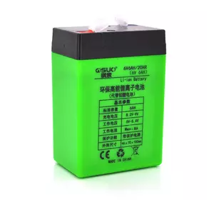 Акумуляторна батарея літієва QiSuo 6V 6A з елементами Li-ion 18650 (70X46X100) Акумуляторна батарея літієва QiSuo 6V 6A з елементами Li-ion 18650 (70X46X100)