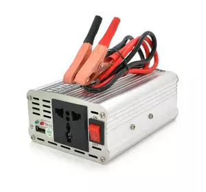 Інвертор напруги PI 500ВА(300Вт), 12/220V, approximated, 1 універсальна розетка, клем + крокодили+АЗУ Інвертор напруги PI 500ВА(300Вт), 12/220V, approximated, 1 універсальна розетка, клем + крокодили+АЗУ