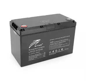 Акумуляторна батарея з bluetooth Ritar LiFePO4 25.6V 50Ah 1280Wh BMS25@8S (330 х 172 х 214 мм), 11kg Q1 Акумуляторна батарея з bluetooth Ritar LiFePO4 25.6V 50Ah 1280Wh BMS25@8S (330 х 172 х 214 мм), 11kg Q1