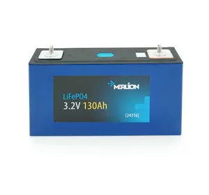 Осередок Merlion 3.2V 130AH для збирання LiFePo4 акумуляторів, (194х50х109(125)) мм, Q5 Осередок Merlion 3.2V 130AH для збирання LiFePo4 акумуляторів, (194х50х109(125)) мм, Q5