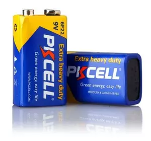 Батарейка сольова PKCELL 9V/6F22, крона, 1 штука shrink ціна за shrink, Q10/500 Батарейка сольова PKCELL 9V/6F22, крона, 1 штука shrink ціна за shrink, Q10/500