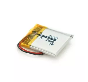 Літій-полімерний акумулятор 3*20*25mm (Li-ion 3.7В 120мА·ч) Літій-полімерний акумулятор 3*20*25mm (Li-ion 3.7В 120мА·ч)