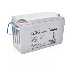 Тягова акумуляторна батарея AGM MERLION 6-DZM-120, 12V 120Ah. М8 (407 x 177 x 225) Q1 Тягова акумуляторна батарея AGM MERLION 6-DZM-120, 12V 120Ah. М8 (407 x 177 x 225) Q1