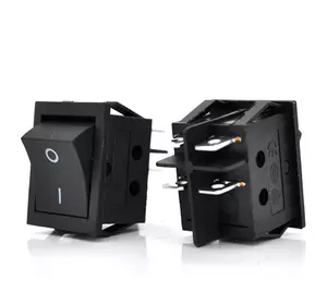 Перемикач ON-OFF KCD4-201, 250VAC/16A, 4 контакти, Black, Q50 (246*170*41) 0,65 кг Перемикач ON-OFF KCD4-201, 250VAC/16A, 4 контакти, Black, Q50 (246*170*41) 0,65 кг