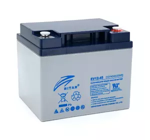 Тяговый  аккумулятор RITAR EV12-45,12V 45Ah, M5 ( 198 х 166 х 169 ), Q1