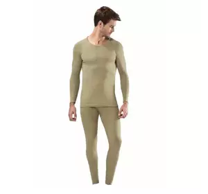 Комплект термобілизни (штани+ футболка з довгим рукавом), розмір XL, Туреччина, Олива
