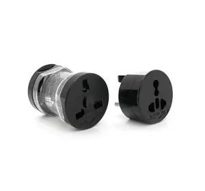 Перехідник на американка\євророзетка 4 in 1, Black, BOX Перехідник на американка\євророзетка 4 in 1, Black, BOX