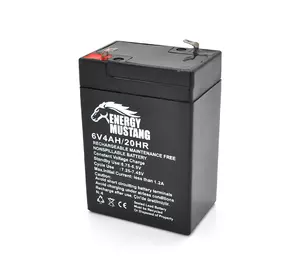 Акумуляторна батарея EnergyMustang EM640 AGM 6V 4Ah  (70 x 48 x 101) 0.66 kg Q20/2000