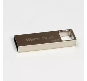 Флеш-накопичувач Mibrand Shark, USB 2.0, 32GB, Metal Design, Blister