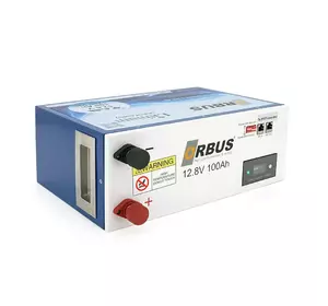 Акумуляторна батарея ORBUS LiFePO4 12,8V 100Ah,(100/100A) 360x140x250 mm, 12kg Акумуляторна батарея ORBUS LiFePO4 12,8V 100Ah,(100/100A) 360x140x250 mm, 12kg
