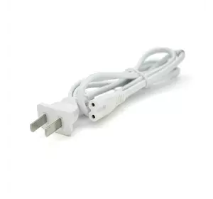 Кабель живлення 1.5m, 0.75mm, PC-184/2 A-C7 2 pin (для побутової техніки американський роз'єм), White, OEM Q500 Кабель живлення 1.5m, 0.75mm, PC-184/2 A-C7 2 pin (для побутової техніки американський роз'єм), White, OEM Q500