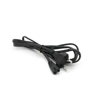 Кабель живлення 1.8m, 0.5mm, PC-184/2 CEE7 / 16-C7 2 pin (для побутової техніки), Black, OEM Q600 Кабель живлення 1.8m, 0.5mm, PC-184/2 CEE7 / 16-C7 2 pin (для побутової техніки), Black, OEM Q600