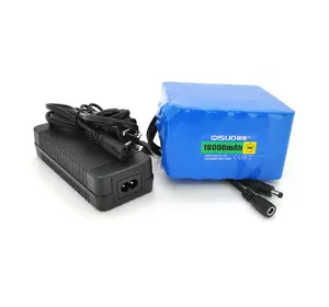 Акумуляторна батарея літієва QiSuo 24V 18A з елементами Li-ion 18650 + зарядний пристрій  25.2V3A, DC5.5x2.1, (120x110x67mm) Акумуляторна батарея літієва QiSuo 24V 18A з елементами Li-ion 18650 + зарядний пристрій  25.2V3A, DC5.5x2.1, (120x110x67mm)