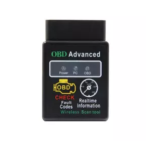 Прилад для діагностики несправностей автомобільних HHELM327 Bluetooth OBD2 V1.5 Прилад для діагностики несправностей автомобільних HHELM327 Bluetooth OBD2 V1.5