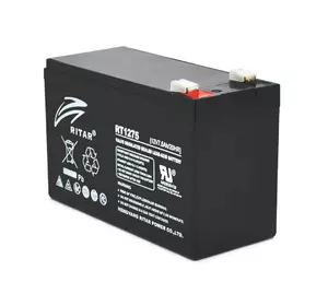 Акумуляторна батарея AGM RITAR RT1275B, Black Case, 12V 7.5Ah ( 151 х 65 х 94 (100) ) Q10 Акумуляторна батарея AGM RITAR RT1275B, Black Case, 12V 7.5Ah ( 151 х 65 х 94 (100) ) Q10