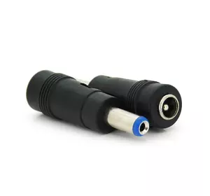 Перехідник DC 5.5x2.1mm (мама) - 5.5х2.1mm (тато) Blue Перехідник DC 5.5x2.1mm (мама) - 5.5х2.1mm (тато) Blue