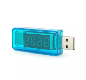 USB тестер Charger Doctor напруги (3-7.5V) та струму (0-2.5A) Blue USB тестер Charger Doctor напруги (3-7.5V) та струму (0-2.5A) Blue