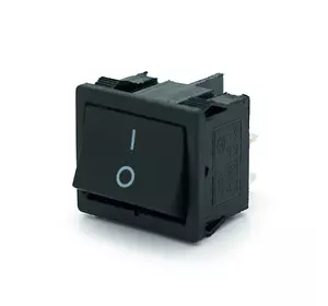Перемикач ON-OFF KCD1-104, 250VAC/6A, 4 контакти, Black, Q100 Перемикач ON-OFF KCD1-104, 250VAC/6A, 4 контакти, Black, Q100