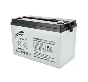 Акумуляторна батарея AGM RITAR HR12380W, Gray Case, 12V 100.0Ah ( 328 х 172 х 215 (220 ) 30.50kg Q1