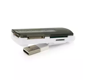 Кардрідер універсальний 4в1 MERLION CRD-7BL TF / Micro SD, USB2.0, Black, OEM Q50 Кардрідер універсальний 4в1 MERLION CRD-7BL TF / Micro SD, USB2.0, Black, OEM Q50