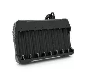 Зарядний пристрій MS-808A, 8 каналів для акумулятора. 18650, 4.2V/2000mAh Зарядний пристрій MS-808A, 8 каналів для акумулятора. 18650, 4.2V/2000mAh