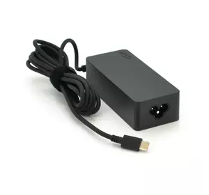 Блок живлення MERLION для ноутбука LENOVO 65W штекер Type-C, довжина 0,9м + кабель живлення Блок живлення MERLION для ноутбука LENOVO 65W штекер Type-C, довжина 0,9м + кабель живлення