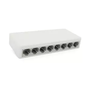 Комутатор JY 5008S 8 портів Ethernet 10/100 Мбіт/сек. DC 5 . Блок живлення 5V у комплекті Комутатор JY 5008S 8 портів Ethernet 10/100 Мбіт/сек. DC 5 . Блок живлення 5V у комплекті