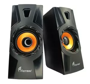 Колонки 2.0 Hotmai HT-09A USB + 3.5mm, 2x2.5W, 20Hz- 18KHz, з регулятором гучності, Black, BOX, Q24 Колонки 2.0 Hotmai HT-09A USB + 3.5mm, 2x2.5W, 20Hz- 18KHz, з регулятором гучності, Black, BOX, Q24