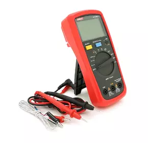 Мультиметр UNI-T UT136C+ Вимірювання: V, A, R, Hz, C, True RMS, підсвічування, утримання даних, продзвонювання, тест діодів Мультиметр UNI-T UT136C+ Вимірювання: V, A, R, Hz, C, True RMS, підсвічування, утримання даних, продзвонювання, тест діодів